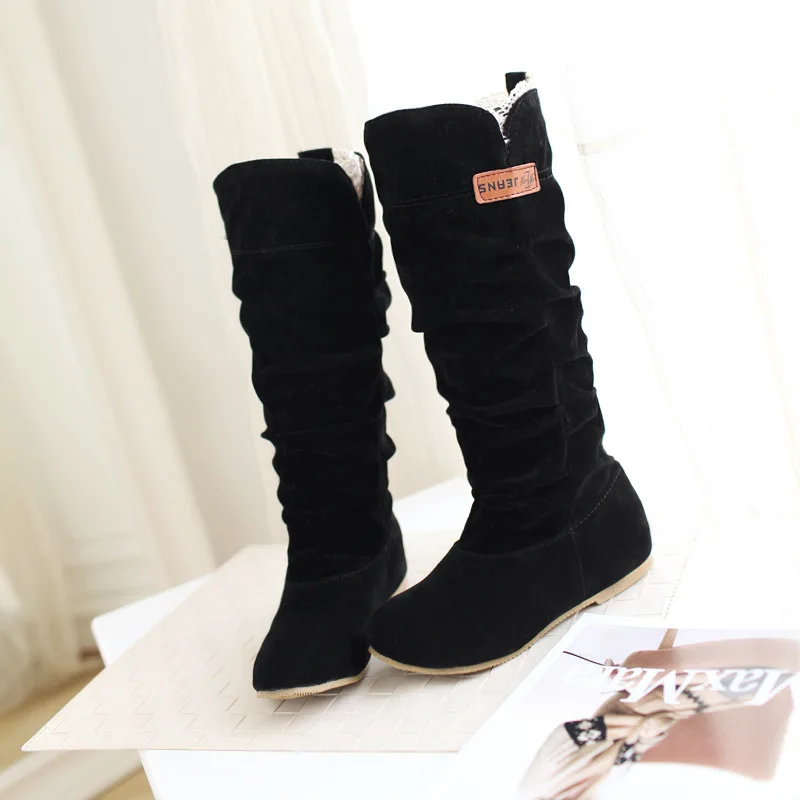 2026 New Mid-tube Snow Boots H - Pipe Bending Spring ulasan dan harga