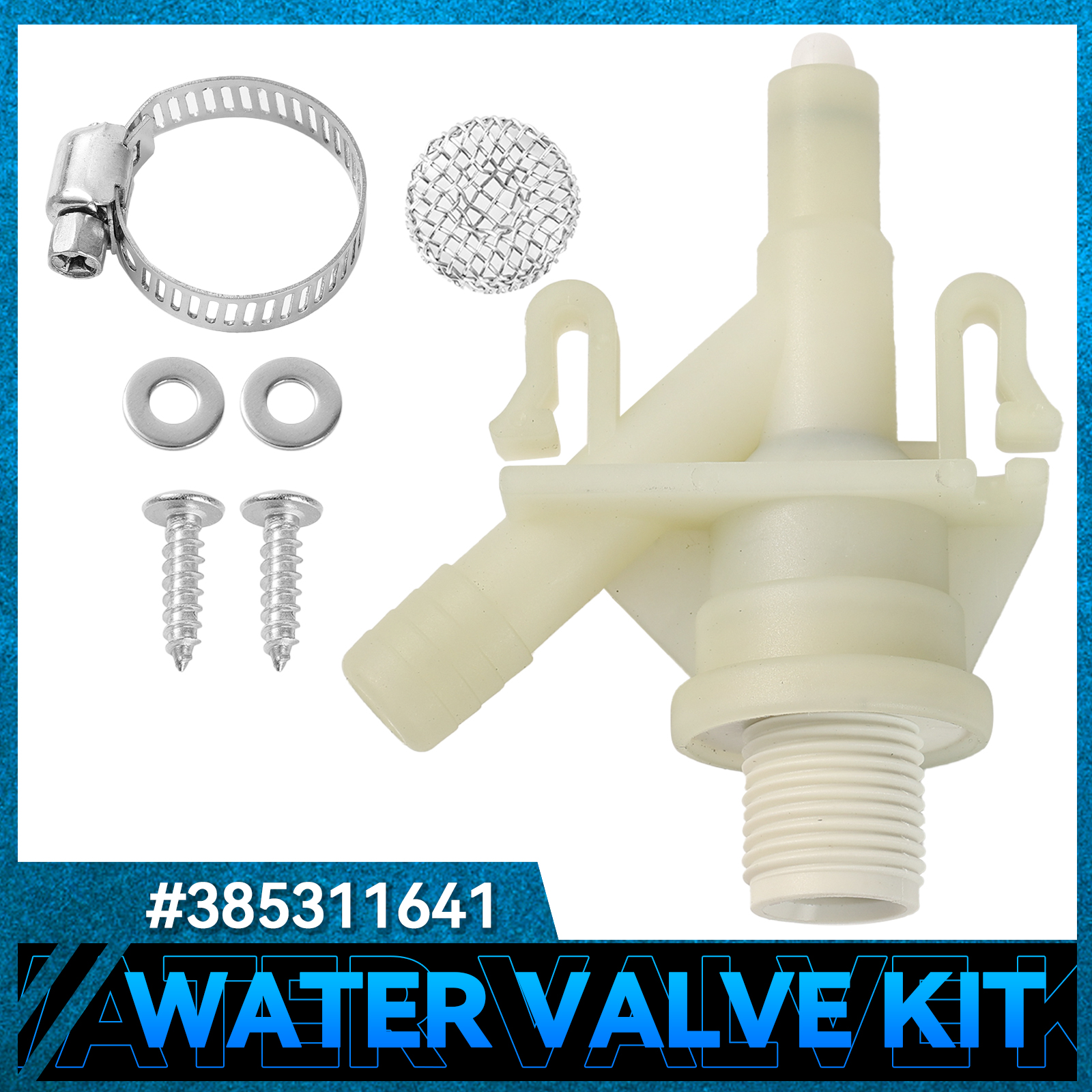 Plastic RV Camper Water Valve  - Toilet Fill Valve ulasan dan harga