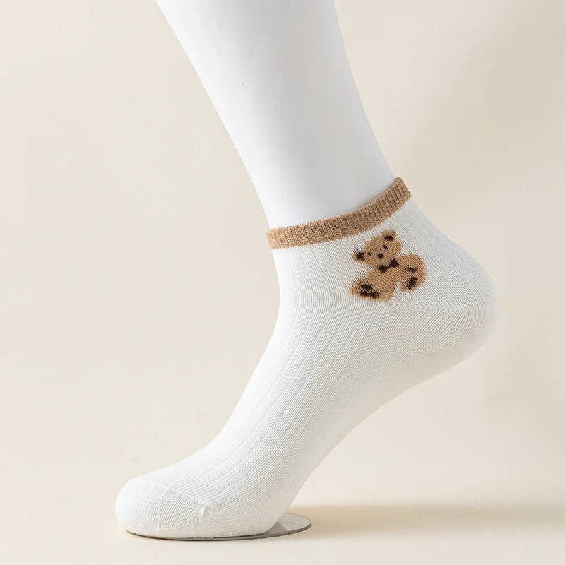 5 Pairs of Cute Teddy Bear WOM - Pipe Bending Spring ulasan dan harga