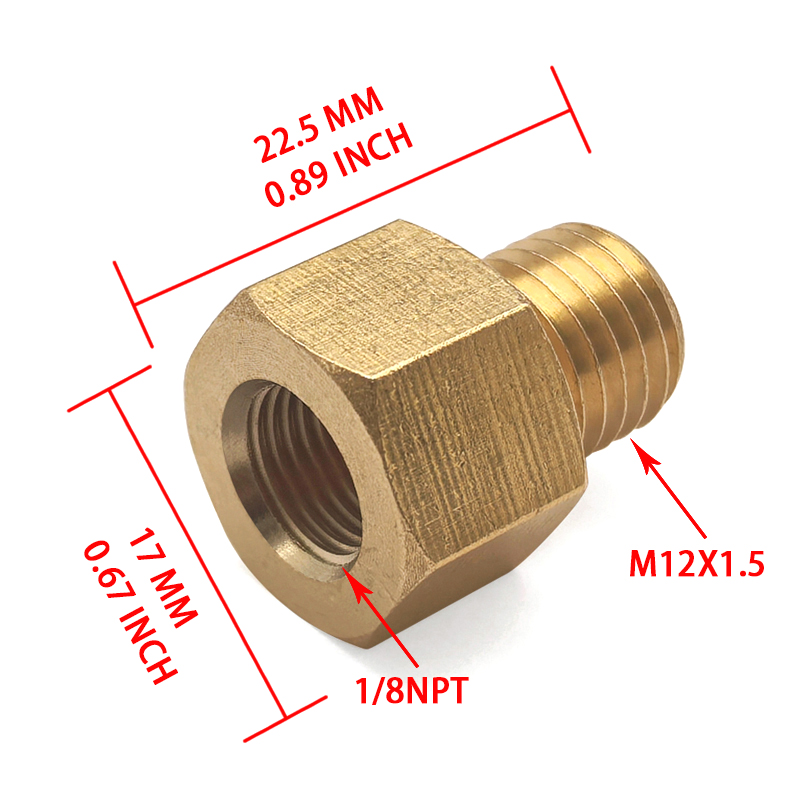 High Pressure Brass Adapter M1 - Compression Fitting Brass ulasan dan harga