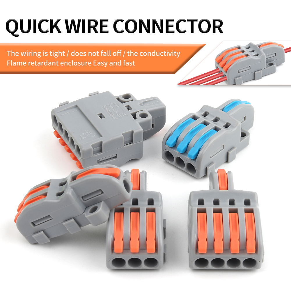 10/100PCS Electrical Cable Con - Push Fit Connector ulasan dan harga