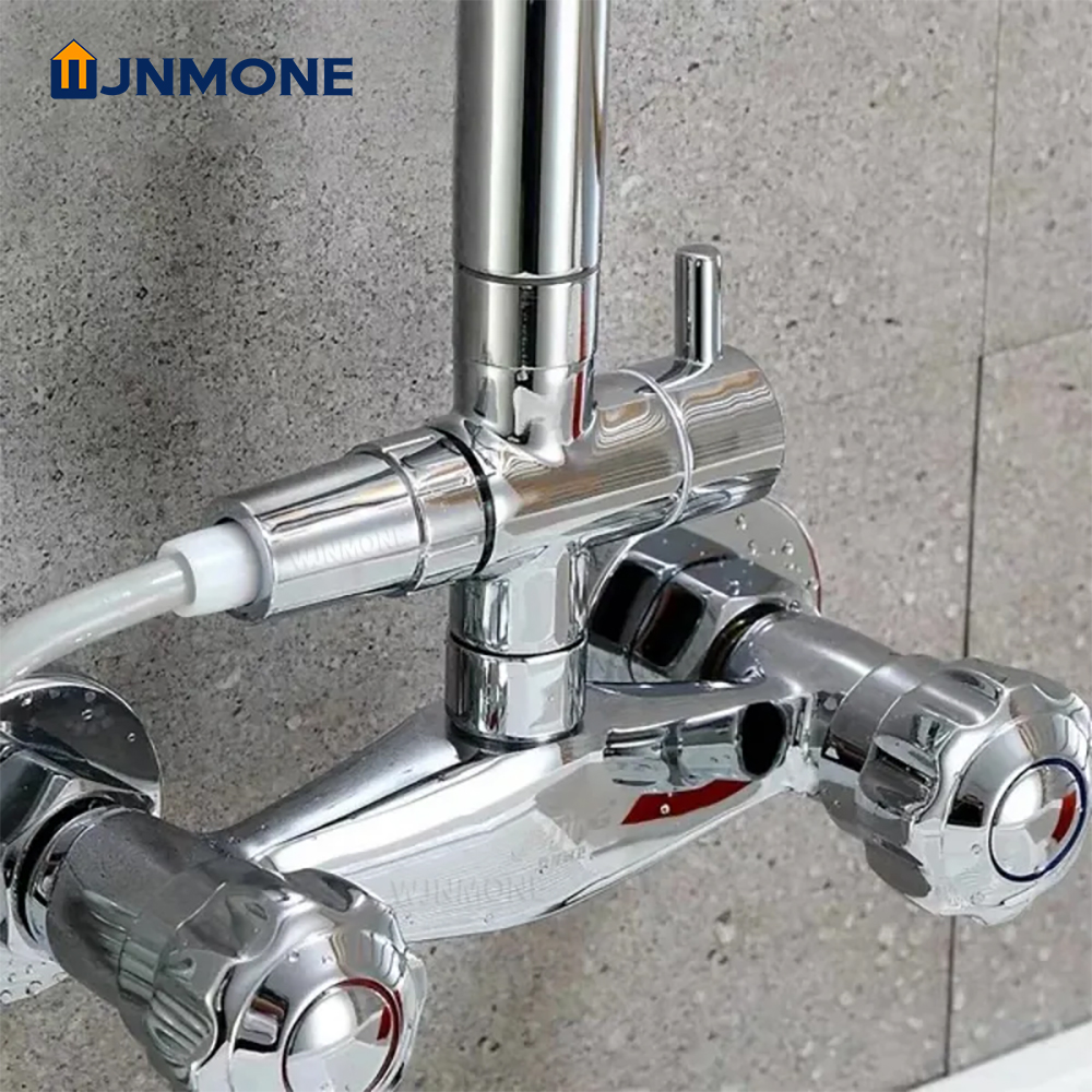 Black Silver 3 Way T-Adapter D - Shower Valve Cartridge ulasan dan harga