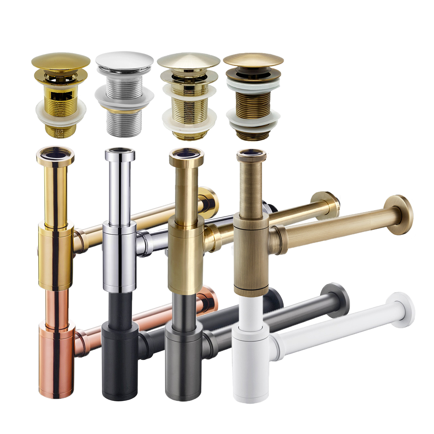 Bathroom Sink Bottle Trap Wash - Drain Pipe Clip ulasan dan harga