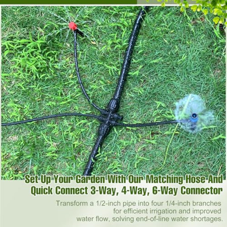 100FT 1/2 Inch Drip Irrigation - Push Fit Connector ulasan dan harga