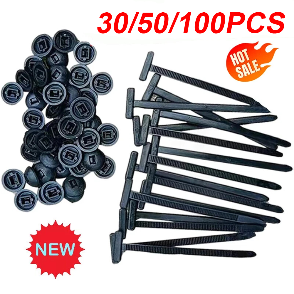 500/100/50Pcs Self-Locked Nylo - Plastic Pipe Clip ulasan dan harga
