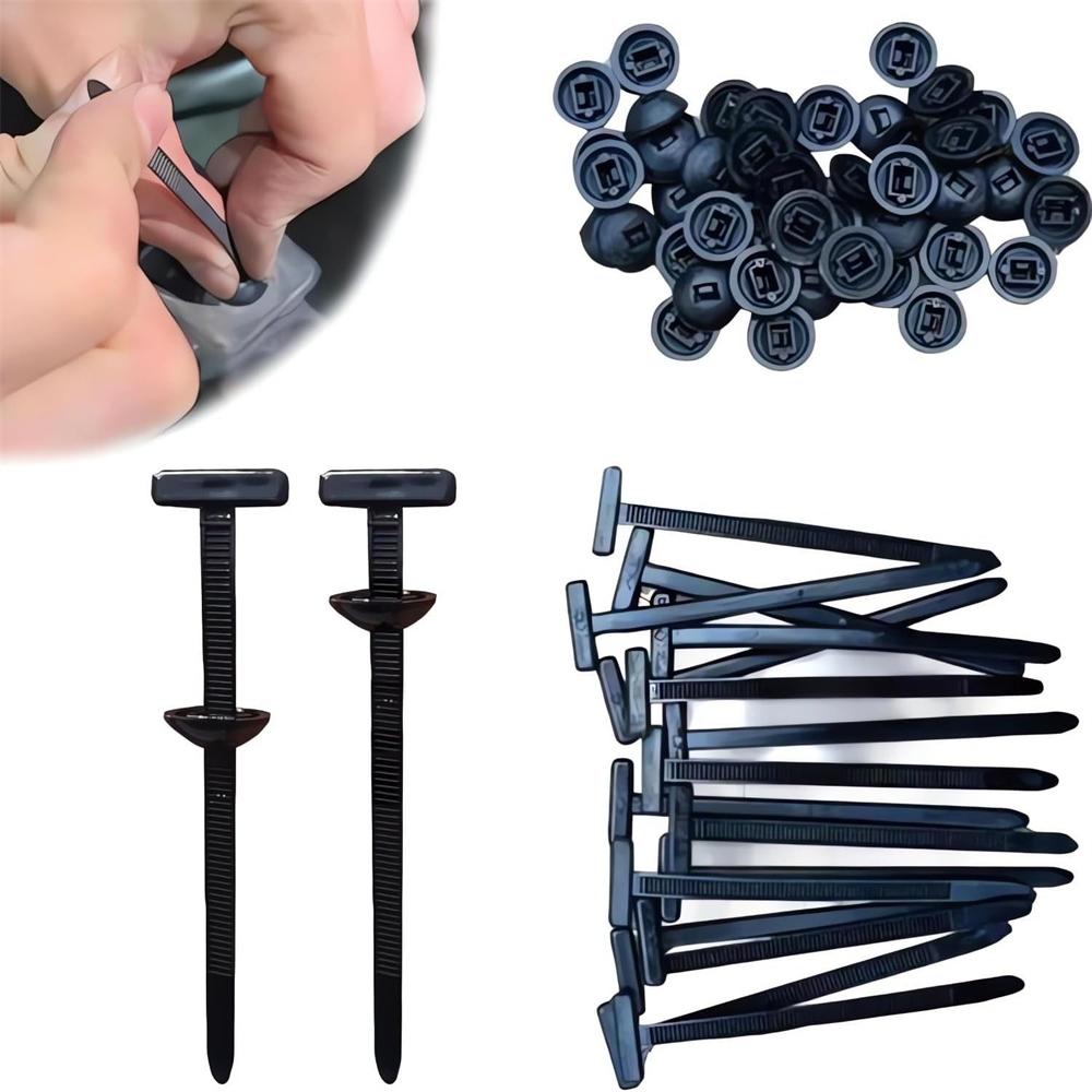 500/100/50Pcs Self-Locked Nylo - Plastic Pipe Clip ulasan dan harga